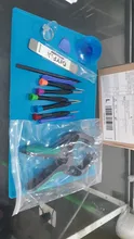 DIYFIX-Kit de herramientas de destornillador para apertura de teléfono, almohadilla de silicona de aislamiento térmico para BGA, herramientas de reparación de teléfonos móviles, 14 en 1