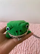 2021 1 Uds Venta caliente Rana cartera Anime de dibujos animados cartera moneda monedero Manga Cartera de franela lindo monedero titular de la moneda