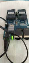 10/100/1000M Ethernet Gigabit Ethernet de fibra óptica convertidor de medios de modo único 2 RJ45 UTP y 2 puerto de fibra óptica SC placa PCB