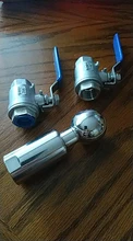 Female Thread Spray-Ball Wash-Fitting Cleaning-Head Rotary Cip-Tank Stainless Coverage