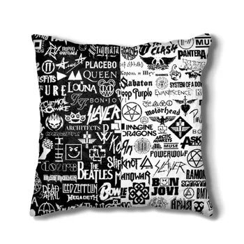 

Pillow 3D logos rock bands
