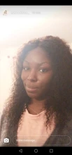 Mechones rizados Afro con cierre, paquete de 3 mechones de cabello humano no Remy, extensiones de pelo ondulado mechones brasileños con cierre de encaje