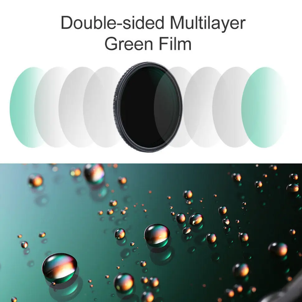 Светофильтр нейтральный K&F concept 72mm Nano X Pro Variable Fader NDX ND8~128 (KF01.1328)|Фоллоу фокус| |