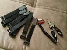 Correas de amarre para caña de pescar, accesorios de pesca al aire libre, 10 Uds.