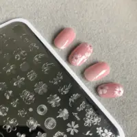 XMQ Steel Stamping Plate Nail Art Tools Flowers Image Plates Template Zjoy Plus 019 2