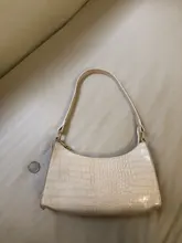 Bolso Baguette de piel de cocodrilo para mujer, bolsas de mensajero de hombro para mujer, bolsos de cuero de marca de lujo, bolsos cruzados, novedad de 2020