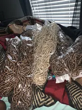 YunRong Nu Bian-pelo de ganchillo de 36 pulgadas para mujer, postizo de Color sintético suave con degradado, extensión de cabello trenzado