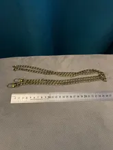 40-120CM 8mm W cadena de Metal para bolso de la manija correa de bolso de hombro, bolso cadena accesorios de oro/Negro/plata/bronce