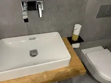 Toilet-Paper-Holder Bathroom-Hardware Polished Chrome Stainless-Steel Bagnolux Black