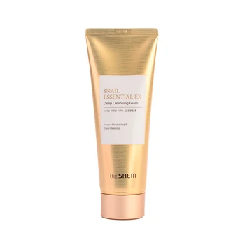 

The SAEM snail essential foam snail essential wrinkle solution Deep Cleansing Foam