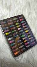 Set de 48 botellas de resina epoxi brillante, purpurina en polvo, corazón, estrella, Micro cuentas para arte de uñas, pegatinas de lentejuelas para fabricación de joyas DIY
