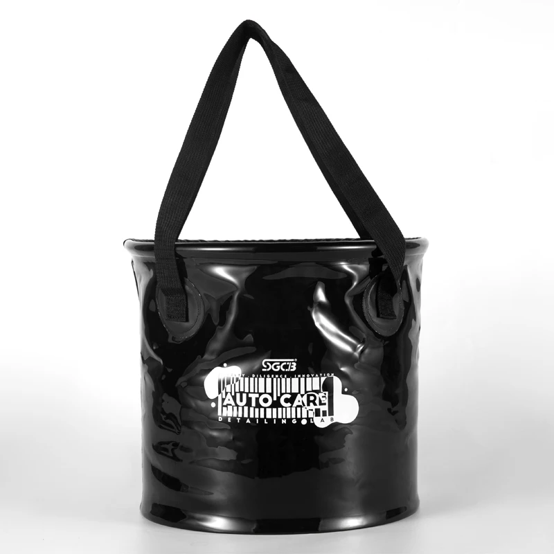 Sgcb 15l Collapsible Bucket Pvc Antiseepage Outdoor Portable Folding