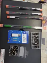 Flotador de pesca eléctrico LED, aparejos de pesca ligeros, flotador electrónico luminoso sin batería, 3 unids/set