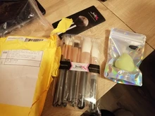 Jessup-Juego de brochas de maquillaje, base en polvo, sombra de ojos, oro rosa/Negro, 6 uds.-25 uds.