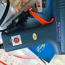Pistola de pegamento de fusión en caliente de 150W, con Control de temperatura para el hogar, manualidades, fabricación Industrial, uso de barras de pegamento de 11mm, boquilla de cobre puro