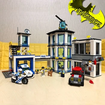 

In Stock City Series Police Station Bela 10660 936Pcs Building Blocks Bricks Toys Compatible with 60141 02020 39058 82016 Toys