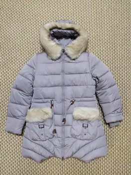 

88-08-01 girl's gray coat (110-158) (158)