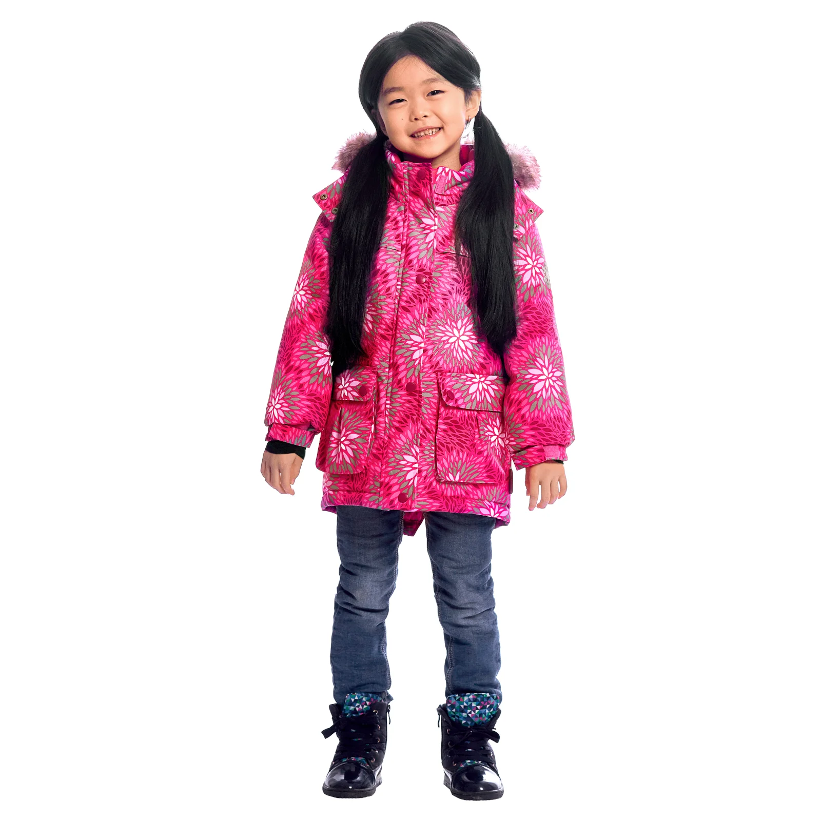 Зимняя парка Premont WP91472 Pink для девочек