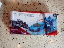 Robot de transformación en coche de radiocontrol para niños, Juguete de robot transformable en vehículo de control remoto, regalo para niños