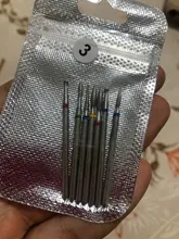 Rotery-fresas para taladro eléctrico, juego de 7pcs de brocas de diamante para limar y cortar cutículas y uñas en manicura y pedicura