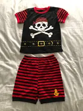 Conjunto de pijamas para niños y niñas, ropa de dormir de verano con estampado de unicornios, bomberos, policía y excavadora de dibujos animados, 2 uds.