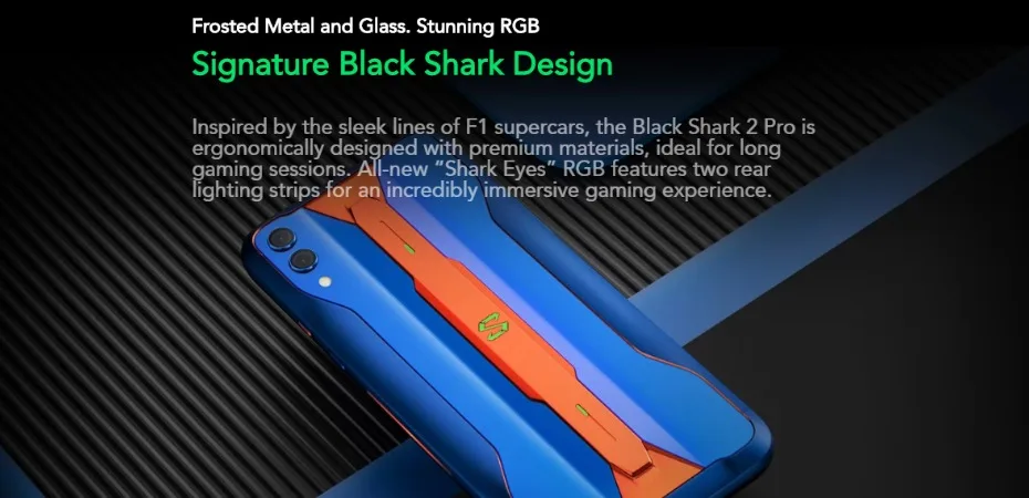 Black Shark 2 PRO 256 Гб rom 12 Гб ram Shadow Black/Айсберг серый/Галф синий(абсолютно и запечатанный ящик) blackshark2pro blackshark