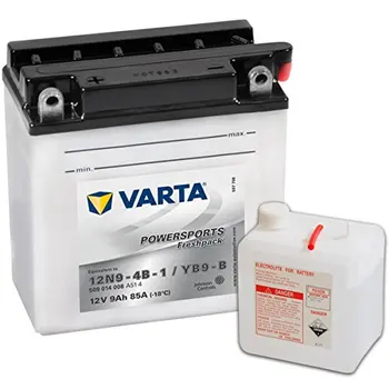 

Warta YB9-B 549640 Powersports Freshpack Battery Motorcycle 12 V, 9AH, motorcycle battery, battery 12 v, battery 12 v, battery