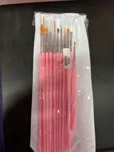 ROSALIND Uña de los cepillos conjunto para herramienta DIY de manicura de 3D Gel acrílico cepillos de pluma de Arte de uñas cepillo para Diseño de uñas