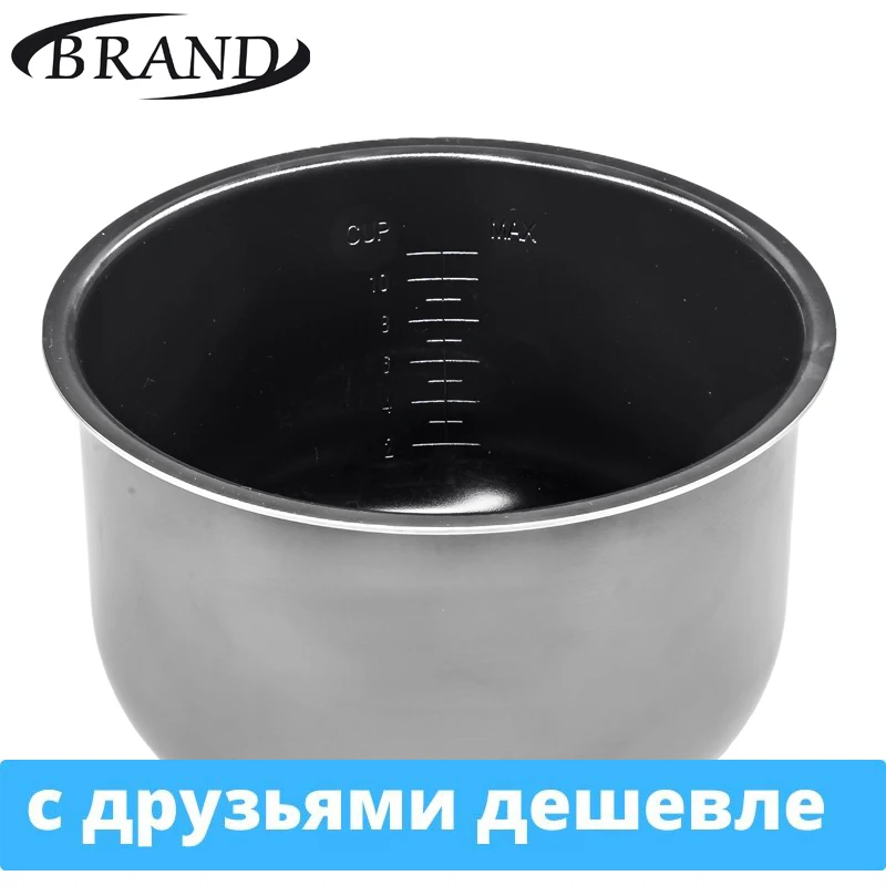 Inner pot 6051 bowl pan for multivarka, ceramic coating, 5L, measure scale, multicooker