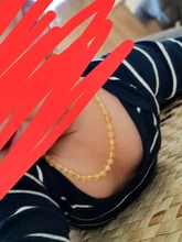 Collar de dentición hecho de ámbar báltico para el bebé - Simple de Paquetes - 3 Sizes - 10 Colors