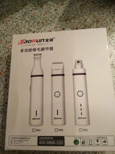 Pets-Clippers Hair-Trimmer Foot-Cutter Pet-Grooming-Kit Nail-Grinder Baorun Rechargeable