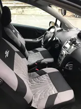 Car-Seat-Covers-Set AUTOYOUTH Tire-Track-Detail Universal Brand Fit with Styling Embroidery