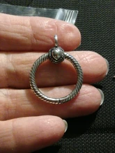 Colgante de corazón O Plata de Ley 925, cadena de Cable Original, abalorio, regalo de joyería, gran oferta