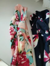 2 unids/set mamá y bebé madre bebé turbante de la hija de mamá de conejo diadema para orejas impresión Floral padre-hijo accesorios para el cabello