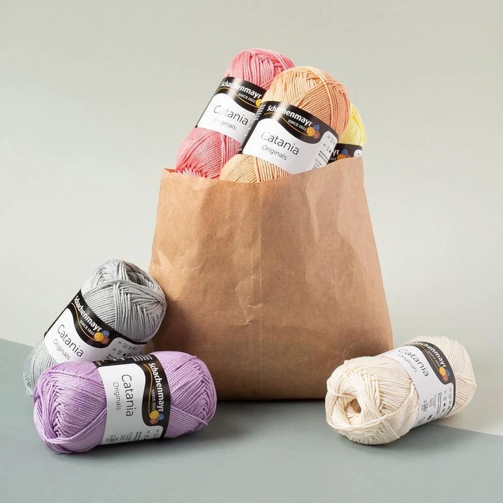 Schachenmayr Catania Originals %100 Cotton Yarn Knitting Crochet High Quality Natural Lace Thread Amigurumi Kid Craft Wool Toy