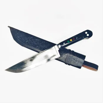 

Uzbek Knife with scissors pchak Uzbekistan