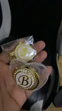 Chupete transparente de lujo con letra inicial para bebé, con Clip de cadena, sin BPA, Chupete de bebé