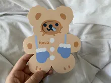 Creativo costura tarjeta niños bendición felicitación tarjeta tarjetas sobre Año Nuevo postal tarjeta de regalo libro accesorios decorativos