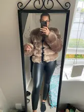 ZADORIN-abrigos de visón de S-3XL para mujer, Top de piel sintética rosa a la moda, prendas de vestir cálidas y gruesas, chaqueta de piel falsa para invierno, 2020