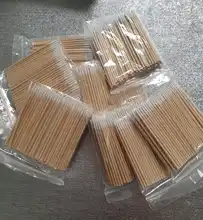 Hisopo de algodón y madera para extensión de pestañas, herramientas médicas para el cuidado de limpieza de oídos, palos de madera, hisopo de algodón, punta de bastoncillos de algodón, 1000 Uds.