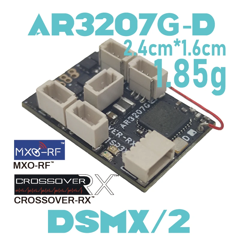 CROSSOVER RX/D +(DSMX/2) sin escobillas, ESC/GYRO/7 CANALES, micrófono ...