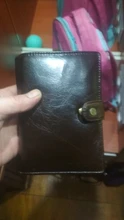 Hasp Purse Card-Holder Leather Wallet CONTACTS Genuine-Leather High-Quality Luxury Men