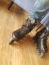 RS6-patines en línea profesionales para adultos, zapatos de patinaje sobre ruedas para adultos, deslizantes, patines de talla 35-46, zapatillas de SEBA