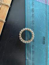 Huitan-anillos de promesa de amor para mujer, joyería de boda, cristal cuadrado pavimentado, circonita, anillo de compromiso de boda elegante, nuevo