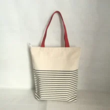 300 шт./лот Большая вместительная натуральная хлопковая Холщовая Сумка для покупок с толстой ручкой Высококачественная многоразовая тканевая сумка для студентов