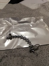 Bohemian sin Piercing para la oreja, de estrás de cristal Cuff Wrap Clip de perno pendientes para mujer niña moda pendientes joyas Bisutería