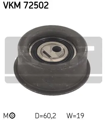 Ролик натяжной ГРМ Nissan Primera P11 2.0TD 06-02 SKF VKM72502