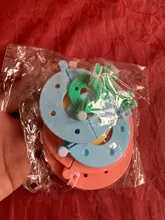 1 Set moda de lana Pom Maker pelusa bola tejedor aguja herramienta para tejer plástico 8 Uds (4 pares) tejer lana herramientas PC993417