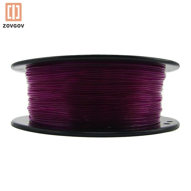 TPU Filament ZOVGOV 3D Printing 1.75mm 800G Multicolor Semi Transparent for 3D Printer filamento 