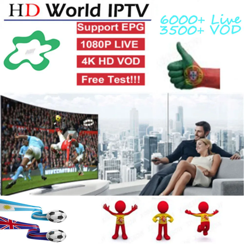 Подписка на IPTV 6000+ Франция, Нидерланды, арабский, Испания, Швеция, Скандинавская, Португалия, Канада, США, android Ssmart, IPTV M3U